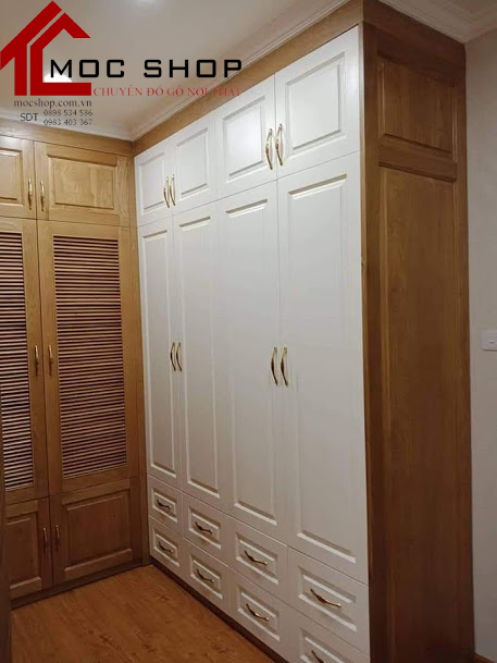 tủ áo gỗ tự nhiên đẹp 